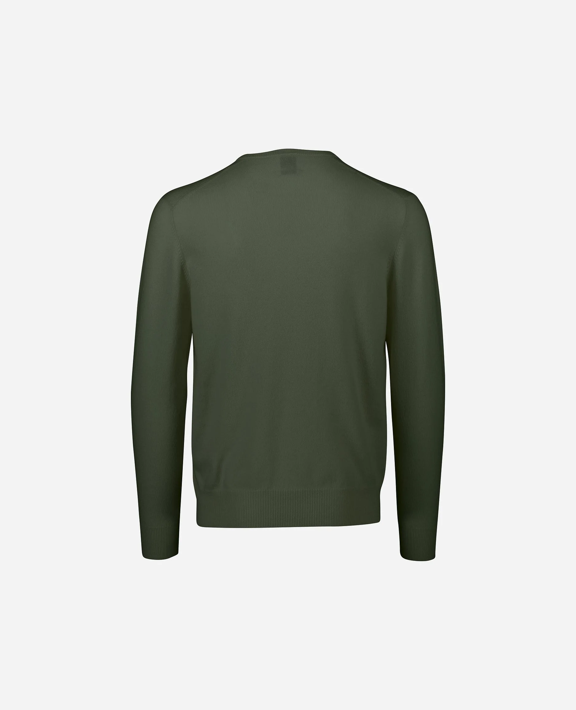 V-Ausschnitt Pullover aus Cashmere in Grün - Image 5