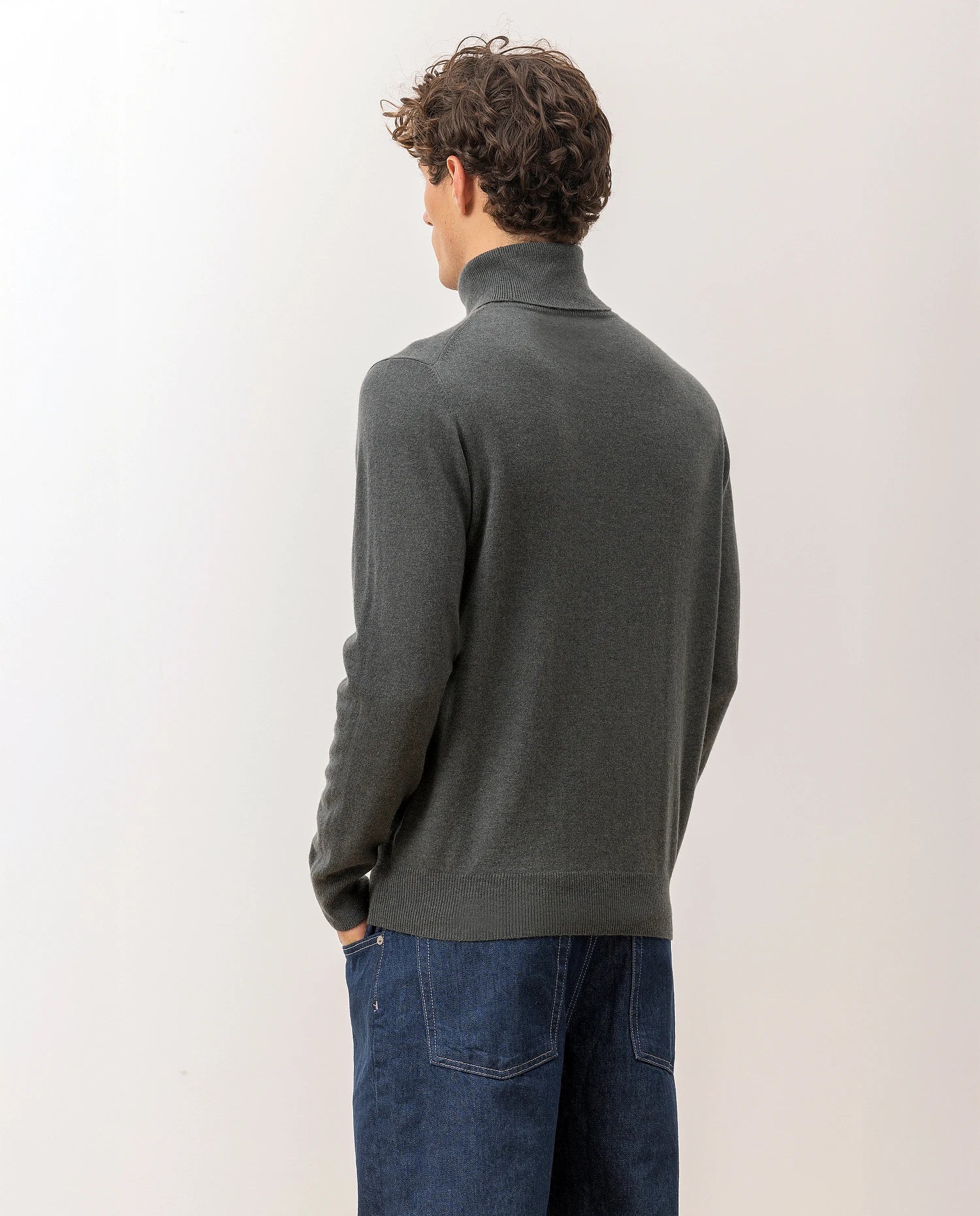Rollkragen Pullover aus Cashmere in Grün - Image 4