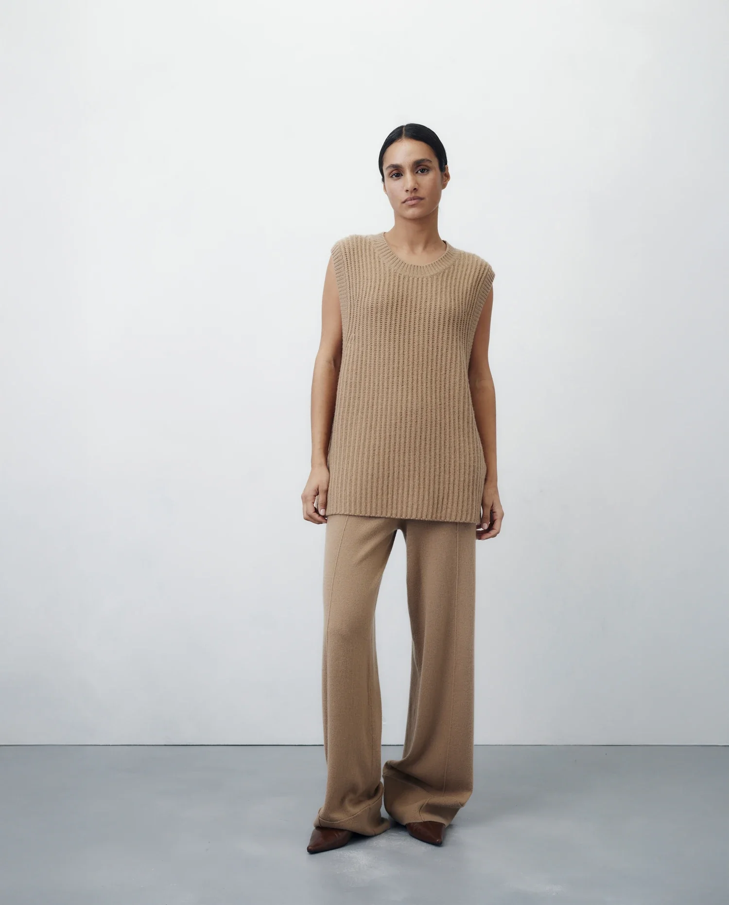 Woll-Mischung Hose in Beige - Image 8