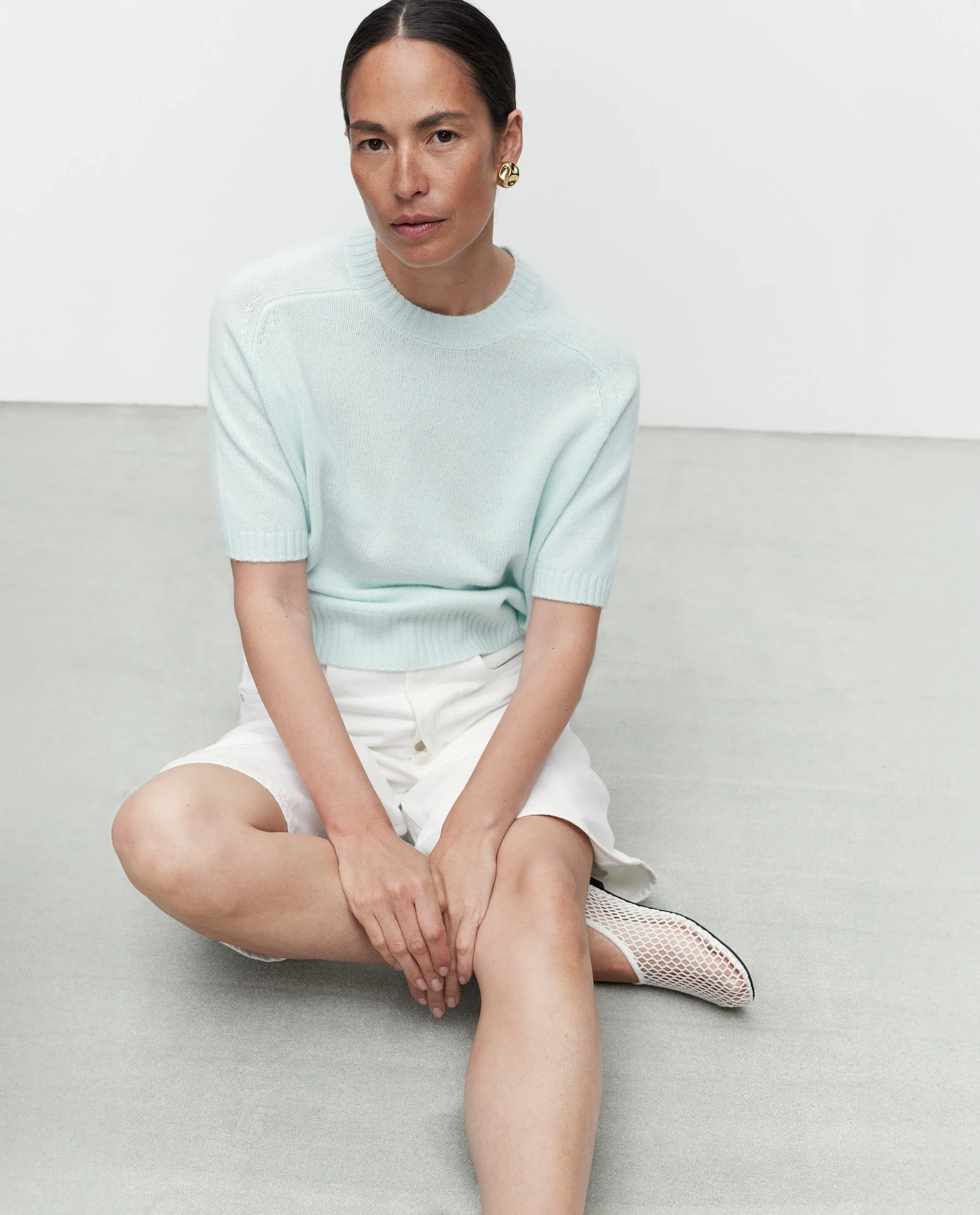 Cashmere Pullover in Grün - Image 3