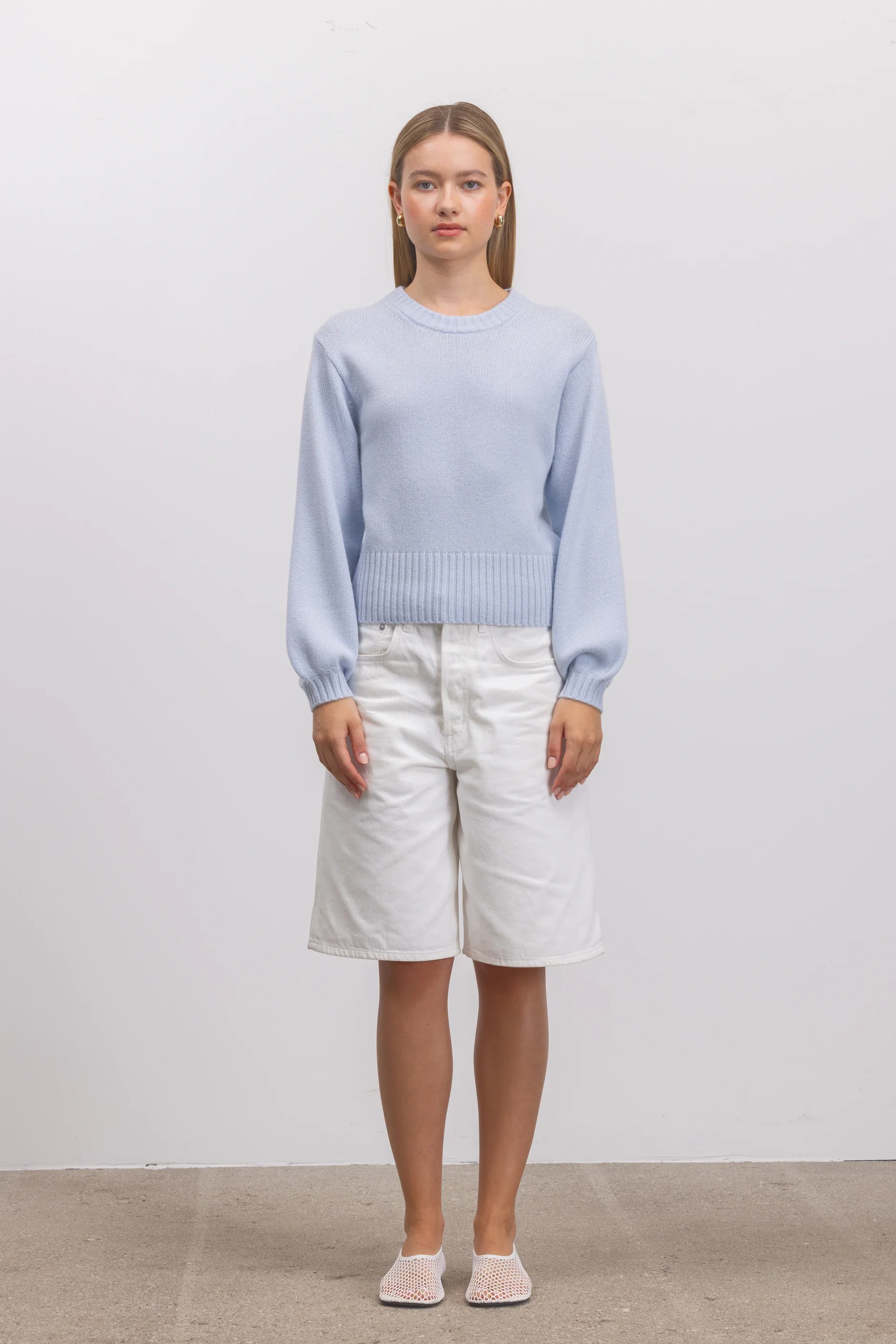 Cashmere Pullover in Blau - Image 5