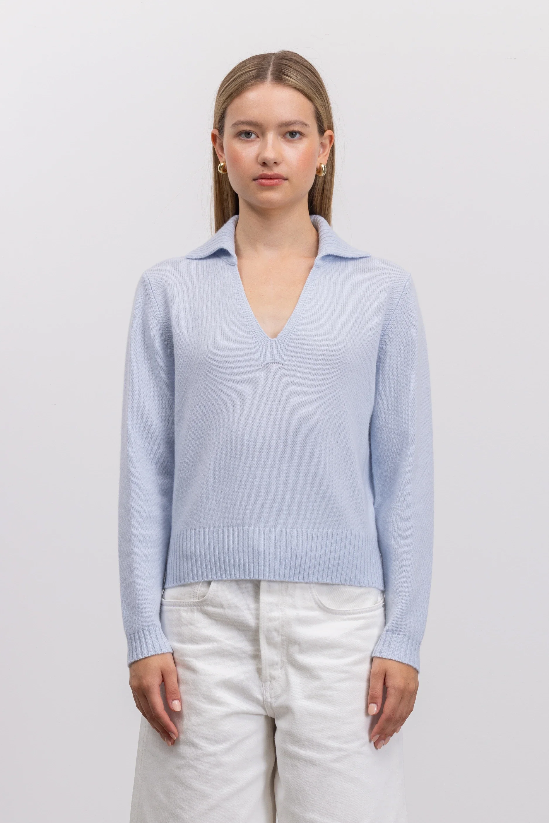 Cashmere Pullover in Blau - Image 6