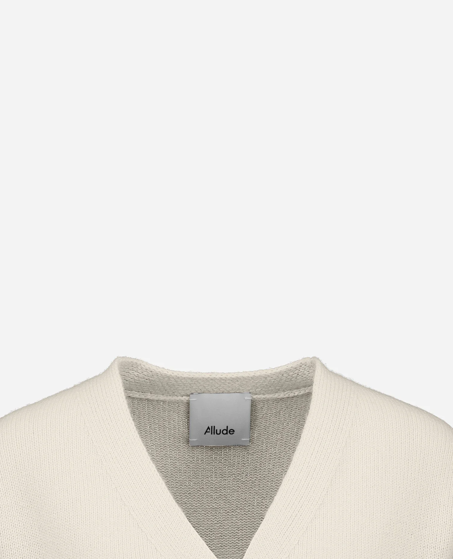 Cashmere Strickjacke in Creme - Image 3