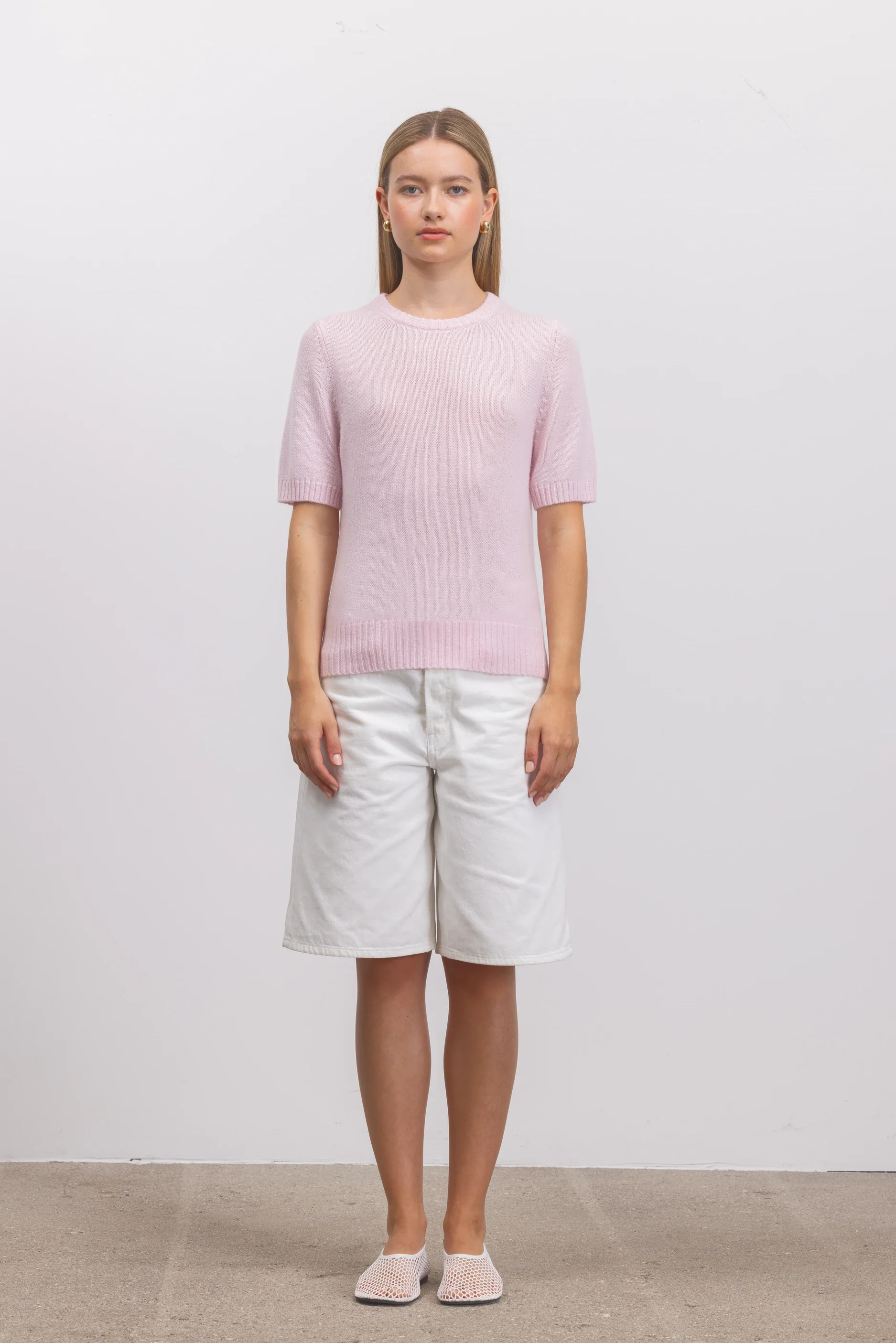 Cashmere Pullover in Rose - Image 8