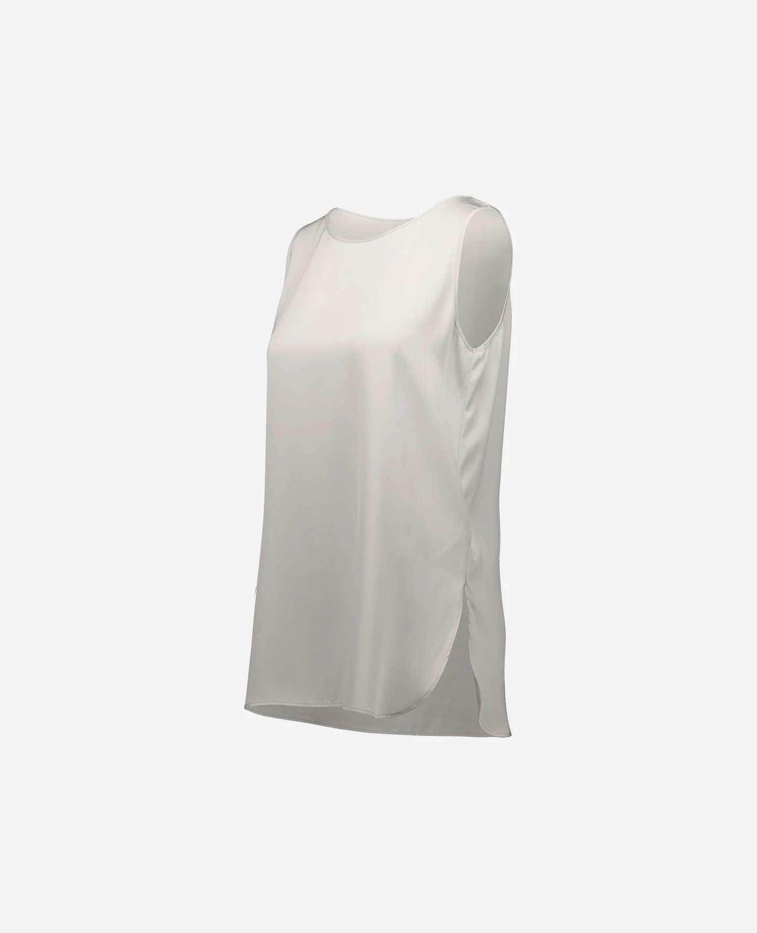 Seide Top in Creme - Image 3