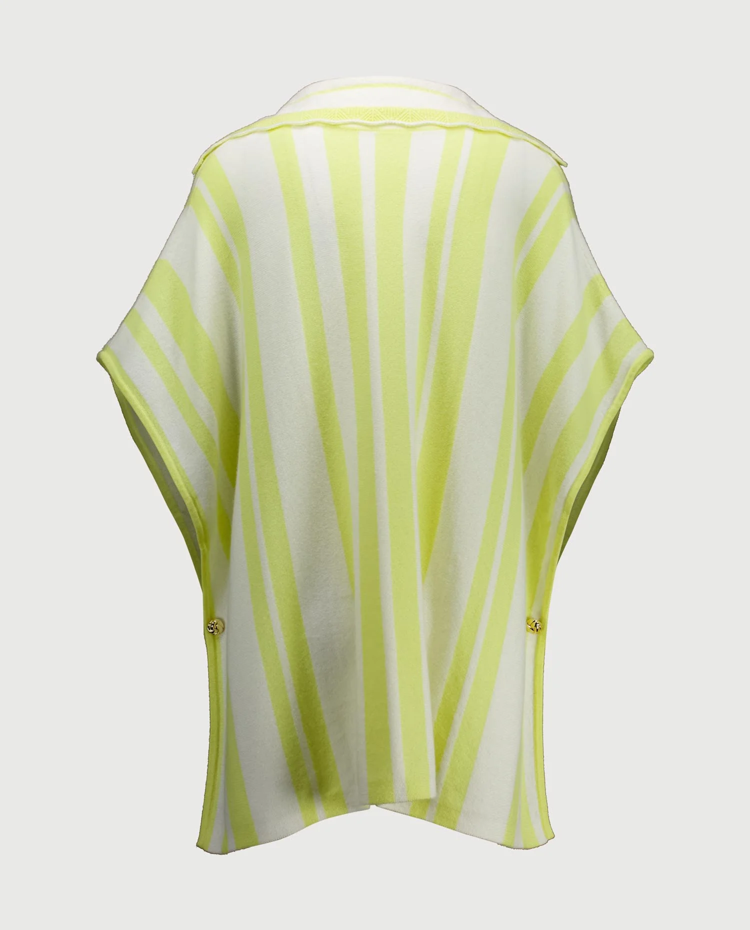 Cashmere Poncho in Gelb - Image 5