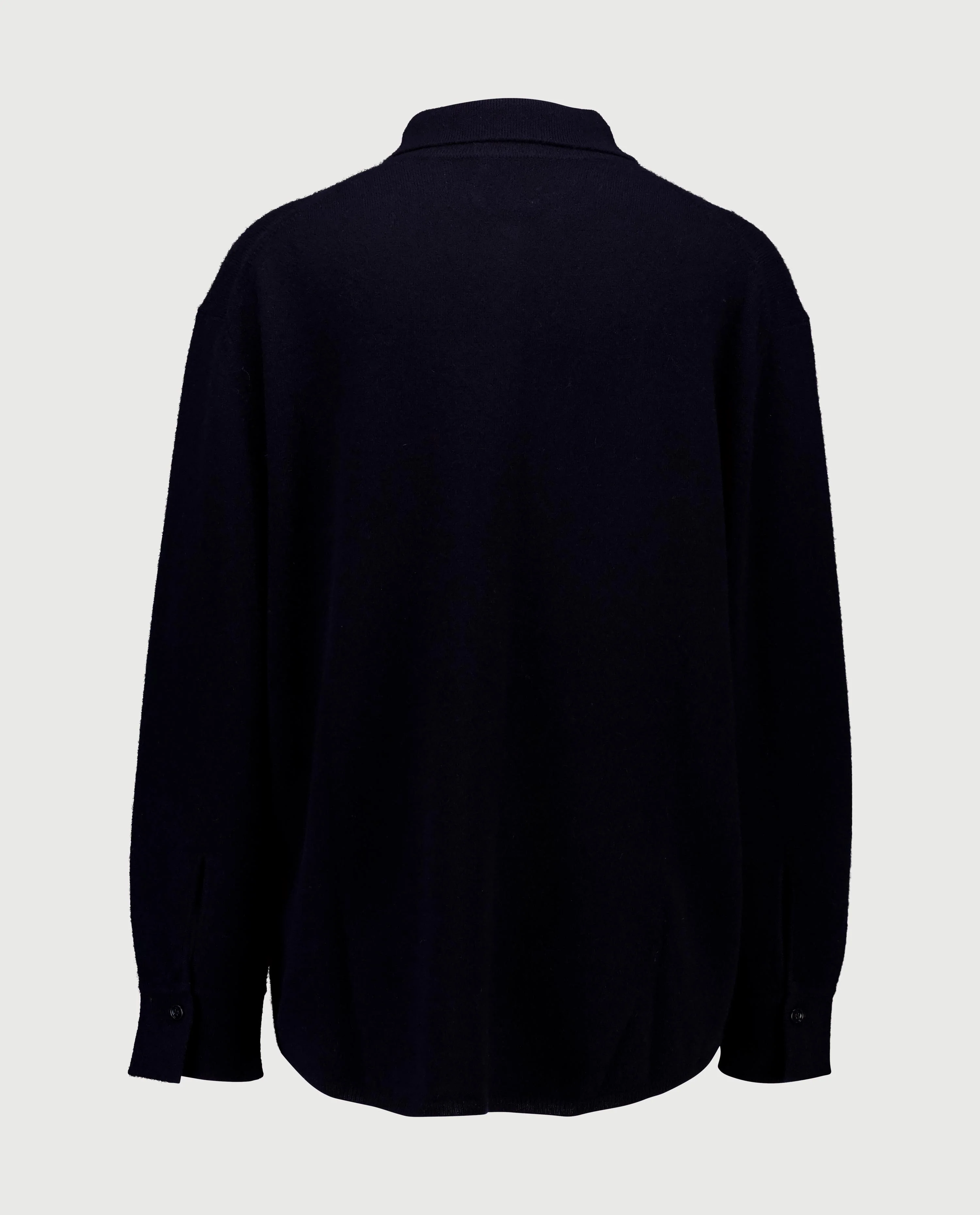 Cashmere Pullover in Navy - Image 3