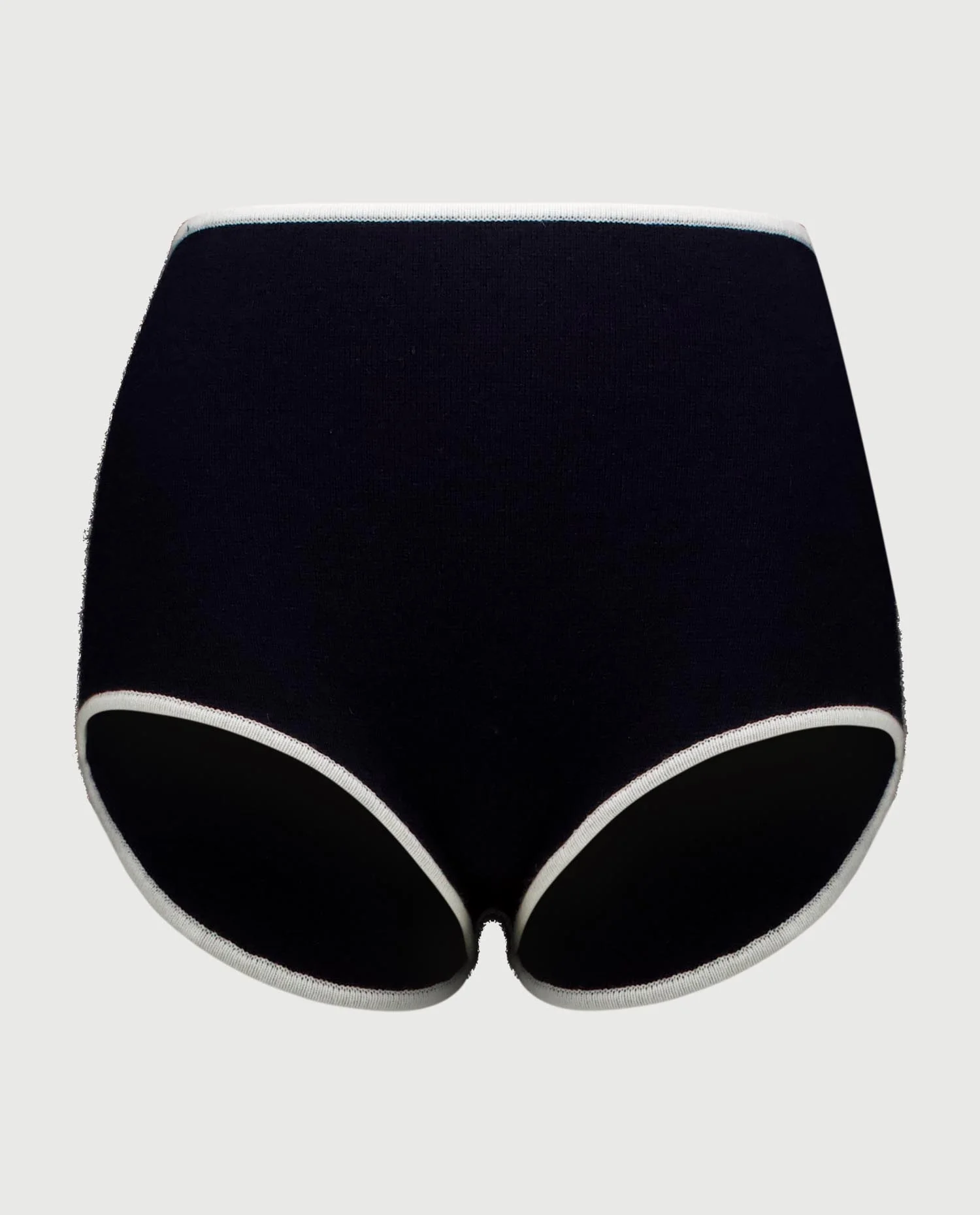 Cashmere kurze Hose in Navy - Image 3