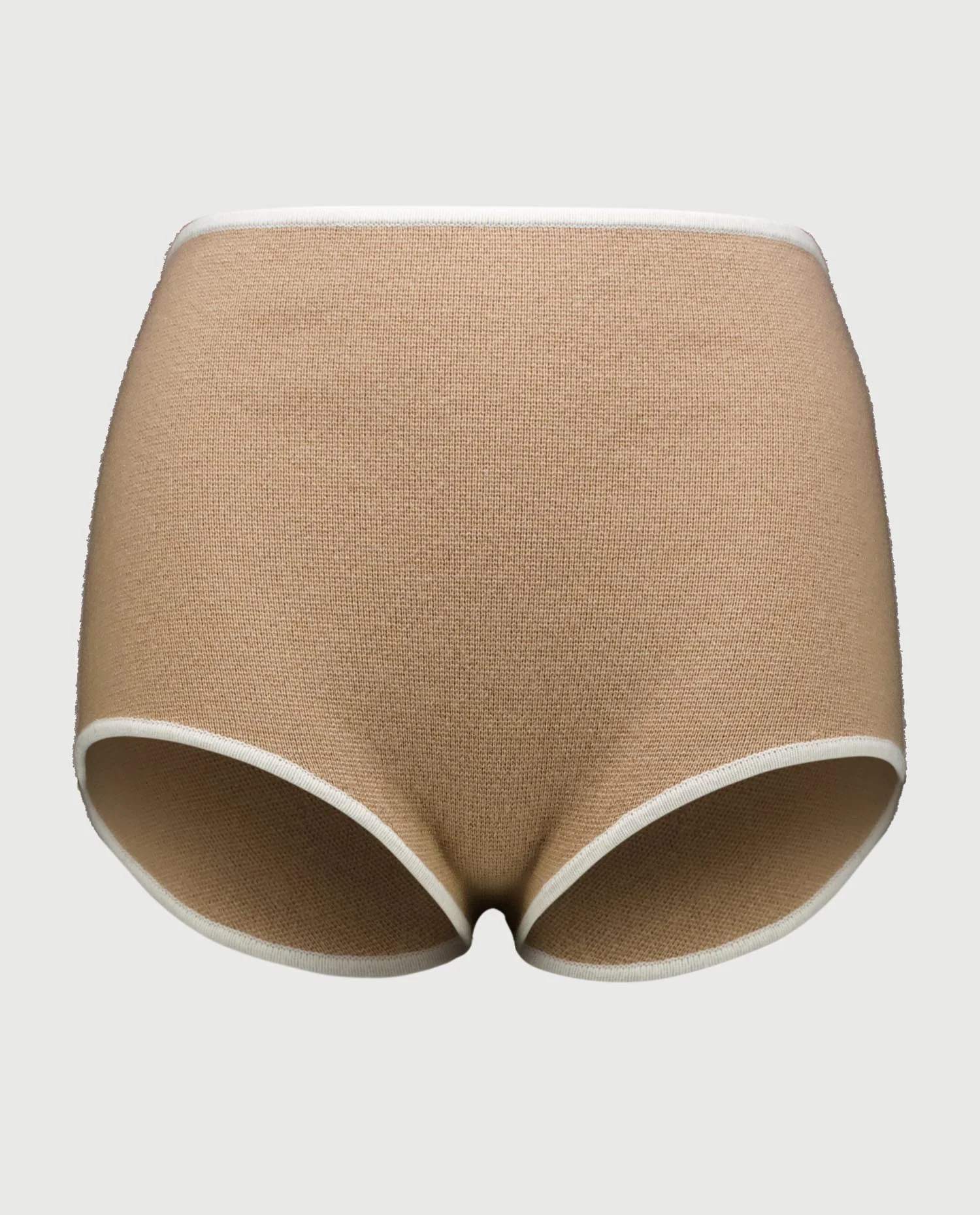 Cashmere kurze Hose in Beige - Image 3