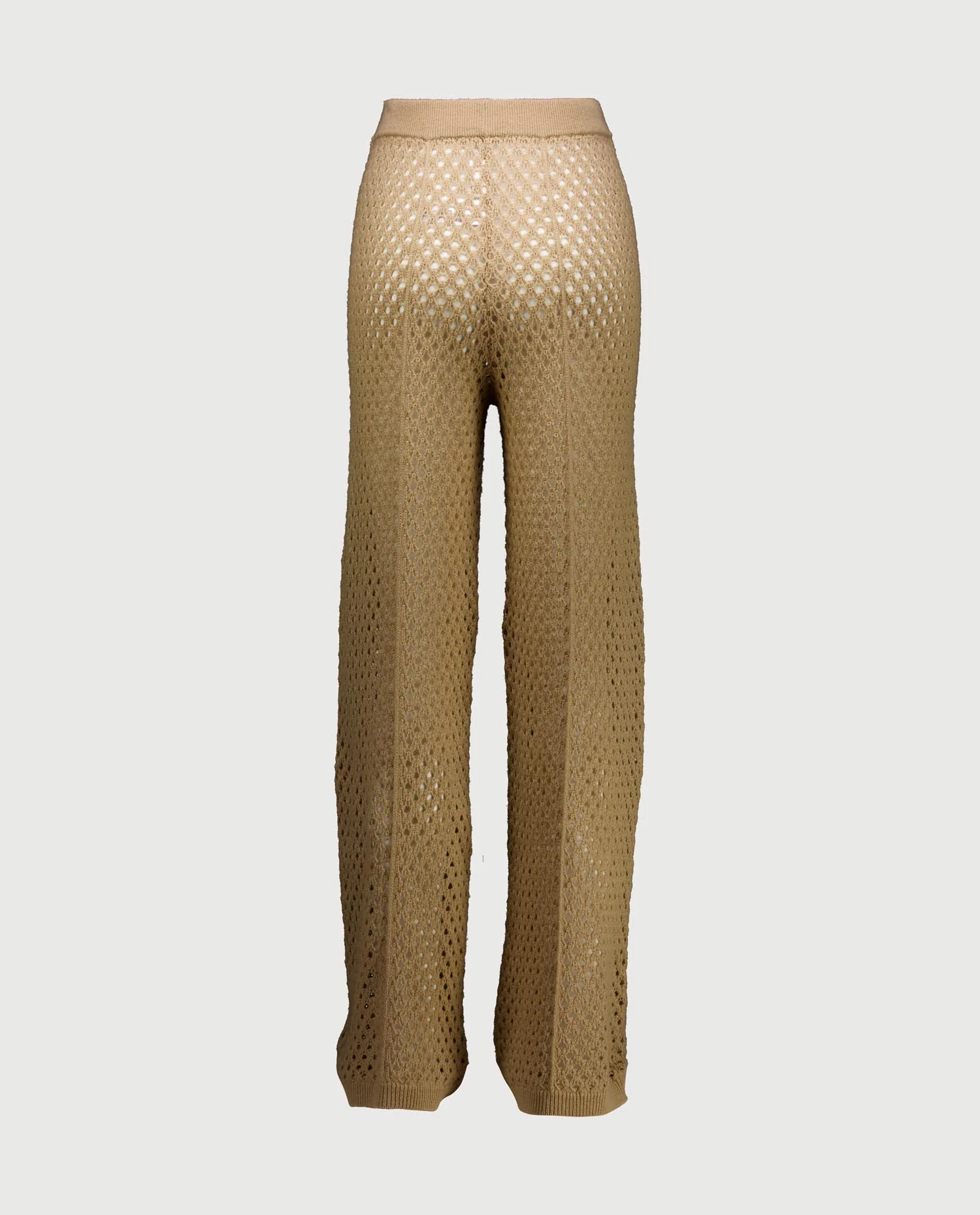 Woll-Mischung Hose in Beige - Image 3